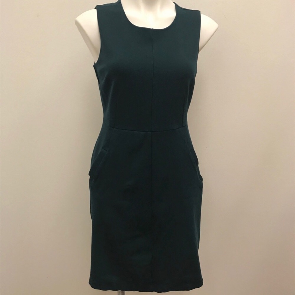 Lands End Emerald Green Ponte Sheath
